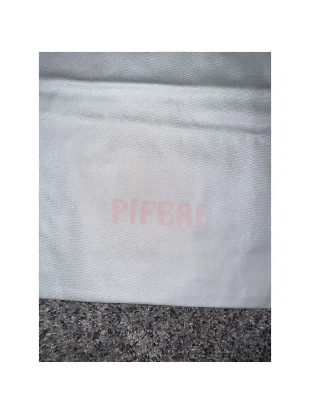 Unisex Piferi White Pink Drawstring Dust Storage Bag One Size​